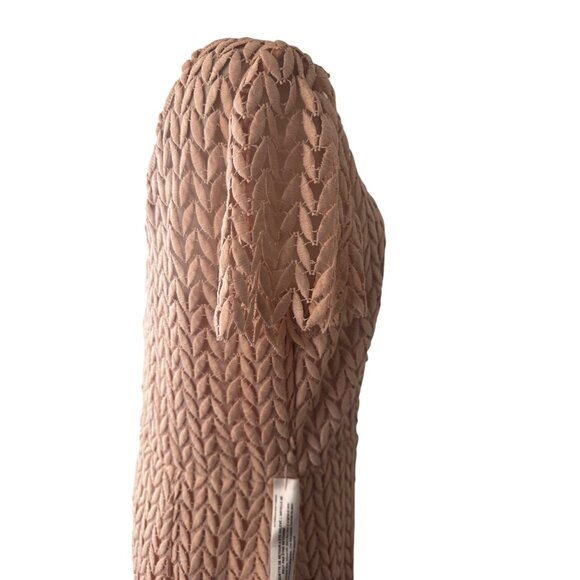 NWT Kay Unger New York Size 10 Lace Overlay Dress Blush Pink Polyester Blend - Picture 15 of 16